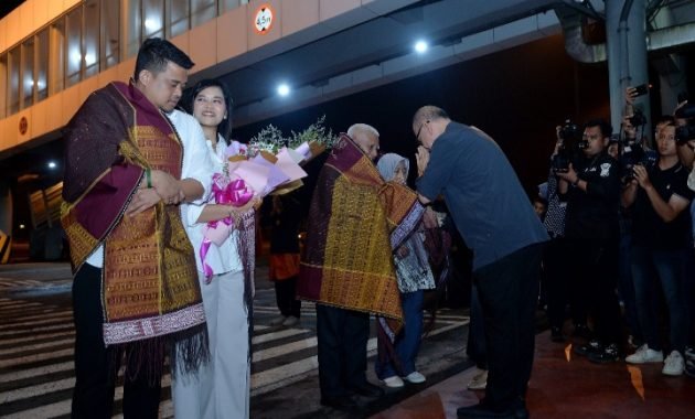 Gubernur Sumut Bobby Nasution Pulang dari Retret Akmil, Disambut Forkopimda di Kualanamu