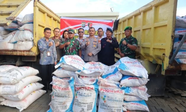 Polisi Berhasil Menangkap 2 Truk Kasus Penyelundupan Pupuk Subsidi