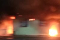 Kantor Polisi di Medan Terbakar, Api Berhasil di Padamkan