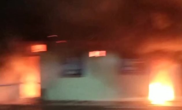 Kantor Polisi di Medan Terbakar, Api Berhasil di Padamkan