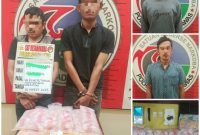 Polres Palas Grebek Sarang Narkoba, Empat Pelaku Ditangkap Bersama Barang Bukti