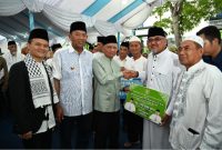 Safari Ramadan di Langkat, Wagub Sumut Serahkan Dana Pembangunan Masjid Ubudiyah