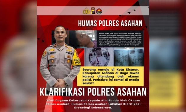 Polres Asahan Janji Transparansi Penyelidikan Pandu Brata Siswa Diduga Tewas Dianiaya Oknum Polisi