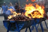 Mengandung Virus,  45 Ton Bawang Merah dan Pakaian Bekas Illegal Dimusnahkan di Banda Aceh