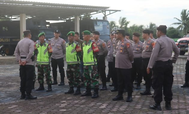 Patroli Gabungan di Lampung Selatan Amankan Malam Takbir