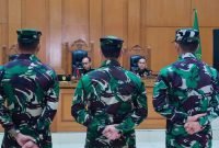 Dua Anggota TNI AL Penembak Bos Rental Mobil Dipecat dan Dihukum Seumur Hidup