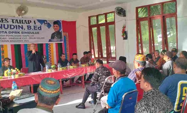 Anggota DPRK Simeulue Zainudin Gelar Reses Tahap Satu, Serap Aspirasi Warga Secara Langsung