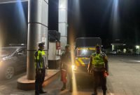 Antisipasi Gangguan Kamtibmas Polsek Barumun Tengah Gelar Patroli Blue Light