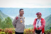Kapolda Sumut Tinjau Pengamanan Arus Balik dan Objek Wisata Kaldera Toba Pasca Lebaran