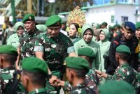 Pangdam I/BB Pimpin Upacara Pemberangkatan Satgas Pamtas RI-PNG Statis Yonif 126/KC