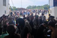 Meskipun Diterpa Badai, Kapal Aceh Hebat 1 Berhasil Tiba Selamat di Pelabuhan Calang