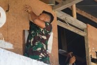 Wujud Kepedulian TNI, Korem 012/TU Perbaiki Fasilitas Panti Asuhan