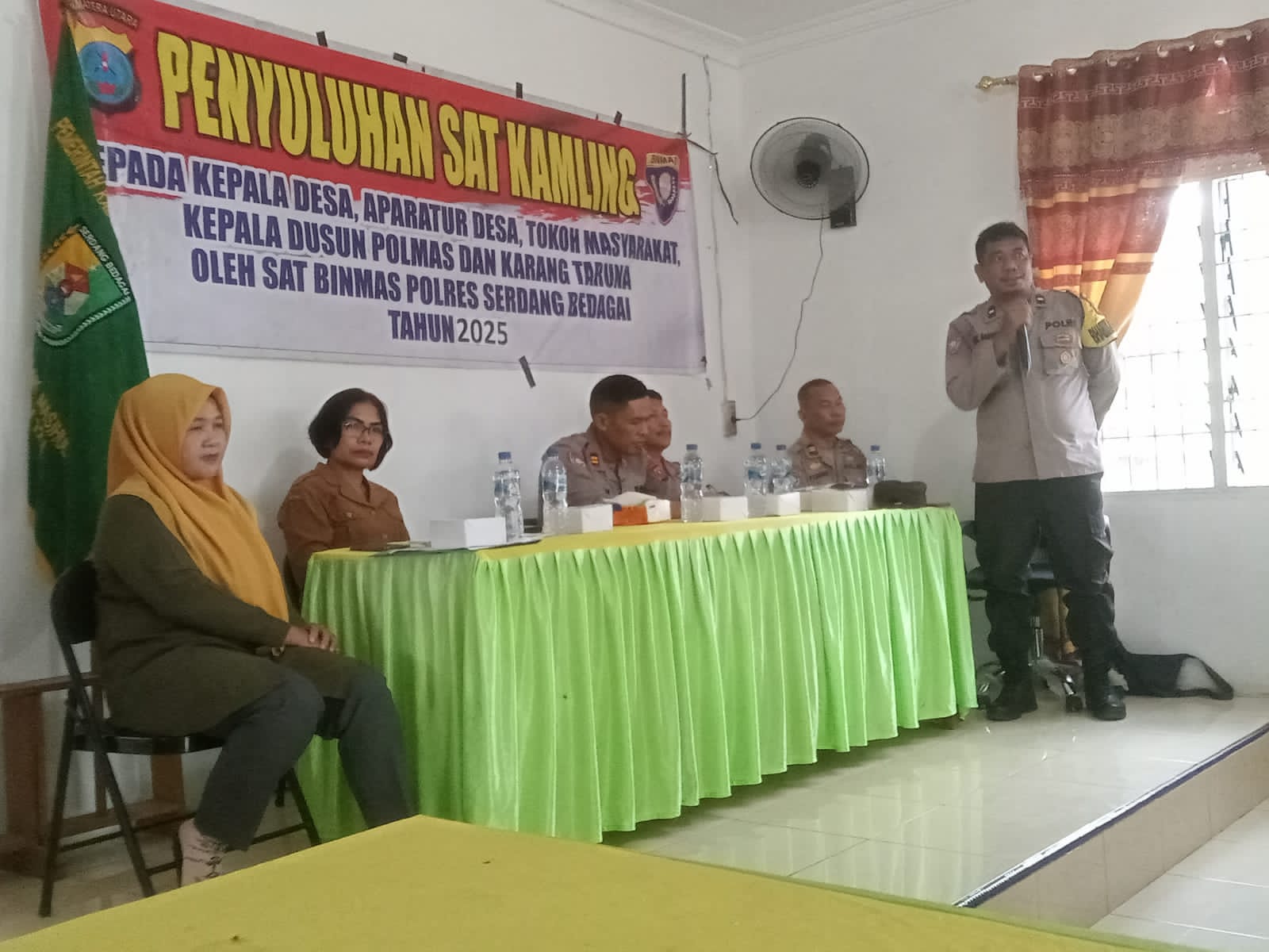 Polres Sergai Bersama Warga Perkuat Satkamling Demi Kamtibmas