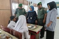 Kodam I/BB Terus Lakukan Program Makan Sehat Bergizi Kepada Anak – Anak Sekolah