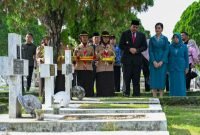 HUT ke-77 Provinsi Sumut, Gubernur Bobby Nasution Pimpin Ziarah ke Makam Pahlawan