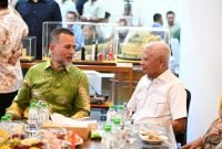 Gubernur Bobby Nasution dan Wagub Surya Halalbihalal di Rumah Musa Rajekshah