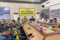 Pemantapan Teknis Pengamanan dan Rekayasa Lalu Lintas Arus Balik Pemudik di Pelabuhan Bakauheni