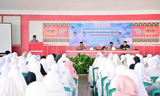 402 Jemaah Calon Haji Lampung Selatan Ikuti Bimbingan Manasik Haji