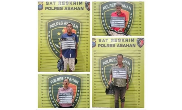 Sejumlah Pria di Asahan Ditangkap Polisi Saat Judi Sabung Ayam