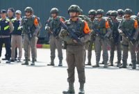 Danpas Pelopor Korbrimob Polri Pimpin Apel Gelar Pasukan Operasi Kepolisian Terpusat “AB Moskona 2025”