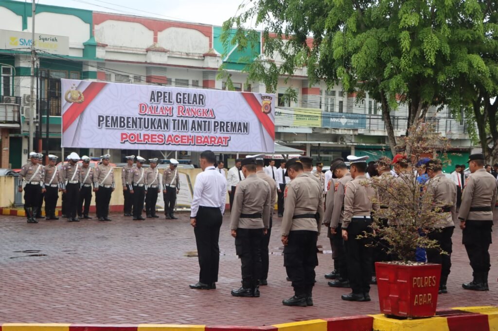 Cegah Premanisme Polres Aceh Barat Bentuk Tim Anti Preman untuk Tekan Aksi Kriminal Jalanan