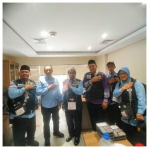 Petugas Kloter 9 KNO Lakukan Audiensi Penguatan Koordinasi di Sektor I