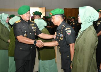 Pangdam I/BB Pimpin Sertijab Tiga Jabatan Strategis