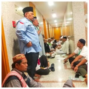 Petugas Kloter 9 KNO Antisipasi Penurunan Daya Fisik Jemaah Haji