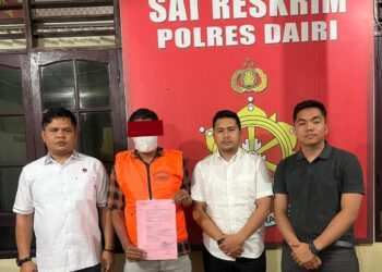 Polres Dairi Tangkap Mantan Kepala Desa Atas Dugaan Korupsi