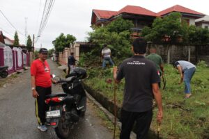 Seluruh Elemen di Drien Rampak Bersihkan Lingkungan Sambut Idul Adha