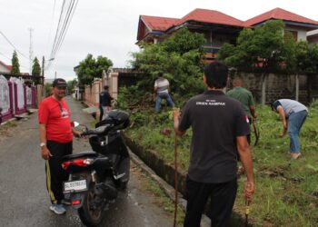 Seluruh Elemen di Drien Rampak Bersihkan Lingkungan Sambut Idul Adha