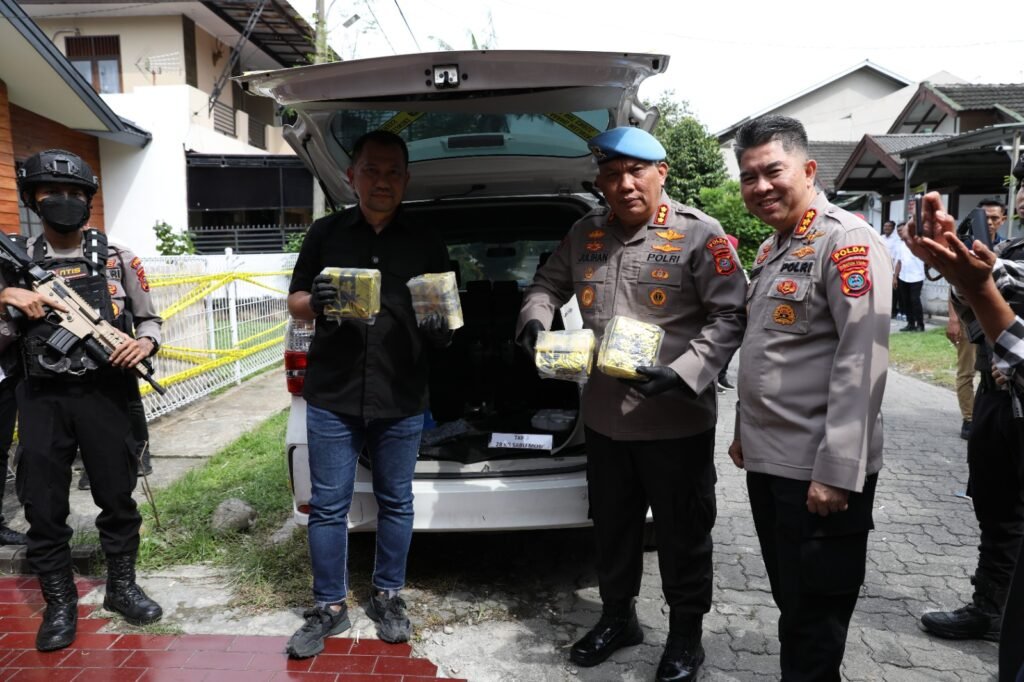 Polda Sumut Gagalkan Peredaran 100 Kg Sabu Dalam Bungkus Kopi