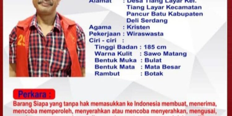 Kejari Deli Serdang Tetapkan Eddy Suranta alias Godol sebagai DPO