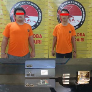 Polres Dairi Ringkus 2 Pria Kepemilikan Narkoba Jenis Sabu