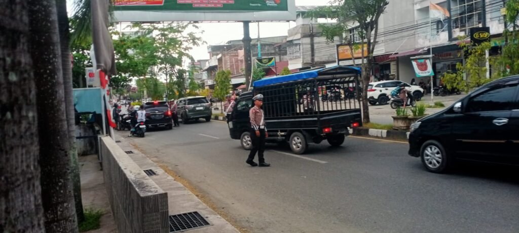 Polres Aceh Barat Gelar Razia Kendaraan Tampa Helm dan SIM: Wujud Tingkatan Kesadaran Berlalu Lintas