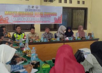 Musdesus Gampong Belakang, Kepada Desa Sampaikan Kehadiran Koperasi Merah Putih Sebagai Wadah Penguatan Ekonomi Warga