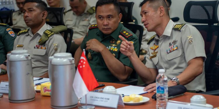 Kodam I/BB dan 2PDF Singapura Perkuat Sinergi Militer dalam PIP ke-4