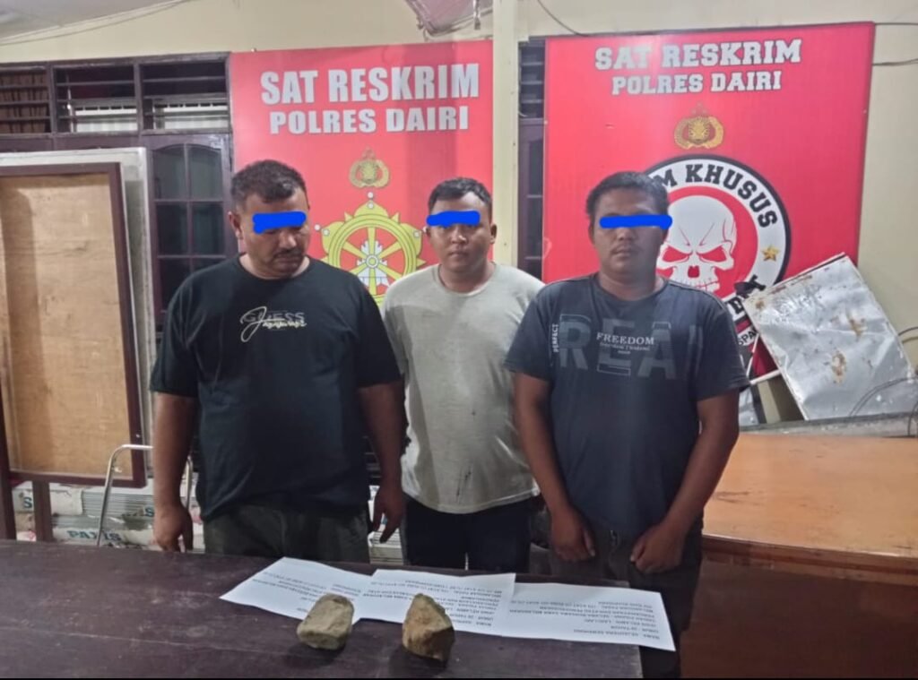 Polres Dairi Tangkap 3 Preman Pungli Aniaya Supir
