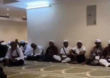 Jemaah Haji Kloter 09,13 dan 16 KNO Laksanakan Sholat Gaib