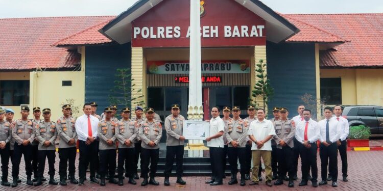 Capaian IKPA Sempurna, Polres Aceh Barat Terima Apresiasi Dari KPPN Meulaboh