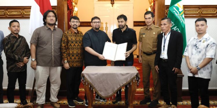 Gubernur Aceh Tandatangani MoU Dengan PT Flora Agung Grup Dirikan Pabrik Minyak Di Aceh