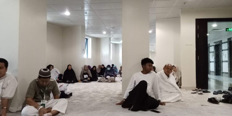 Jemaah Haji Kloter 03 KNO Ikuti Pemantapan Bimbingan Manasik Haji