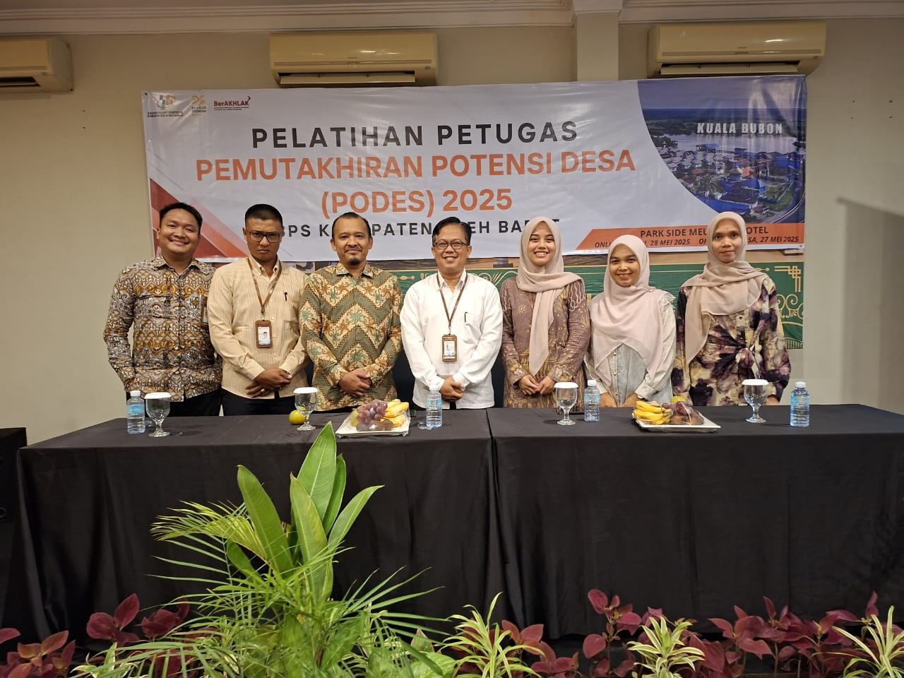 IMG-20250529-WA0001 Aceh Barat Latih Petugas Podes 2025 untuk Perkuat Data Desa