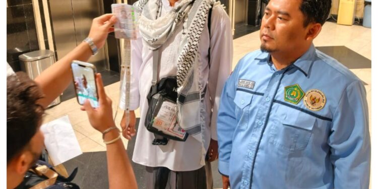 Jelang Armuzna, Jemaah Haji Kloter 09 KNO Sudah Kantongi Kartu Nusuk