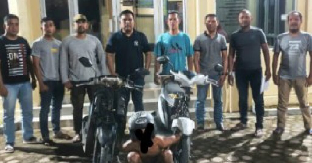 Tim Lebah Polsek Darussalam Ringkus Pelaku Curanmor di Aceh Besar