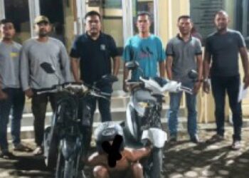 Tim Lebah Polsek Darussalam Ringkus Pelaku Curanmor di Aceh Besar
