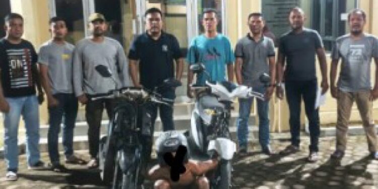 Tim Lebah Polsek Darussalam Ringkus Pelaku Curanmor di Aceh Besar