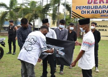 Polres Bireuen Gelar Deklarasi Pembubaran Geng Motor