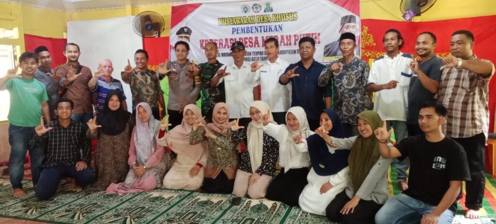 Koperasi Merah Putih Syari’ah Resmi Dibentuk di Desa Ulul Mayang Simeulue