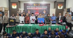 Polisi Amankan Ratusan Preman Dalam Operasi Pekat Lodaya 2025 di Bandung